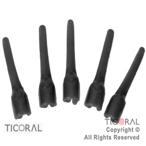 U�AS PLASTICAS NEGRAS x 10